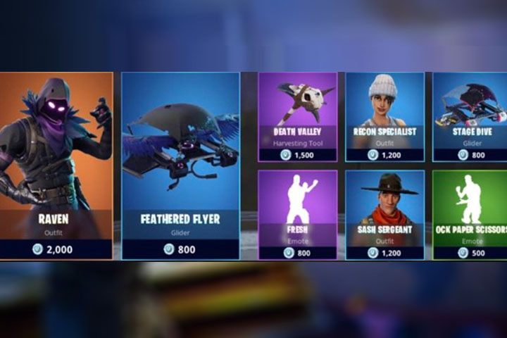 Boutique Fortnite 31 mai